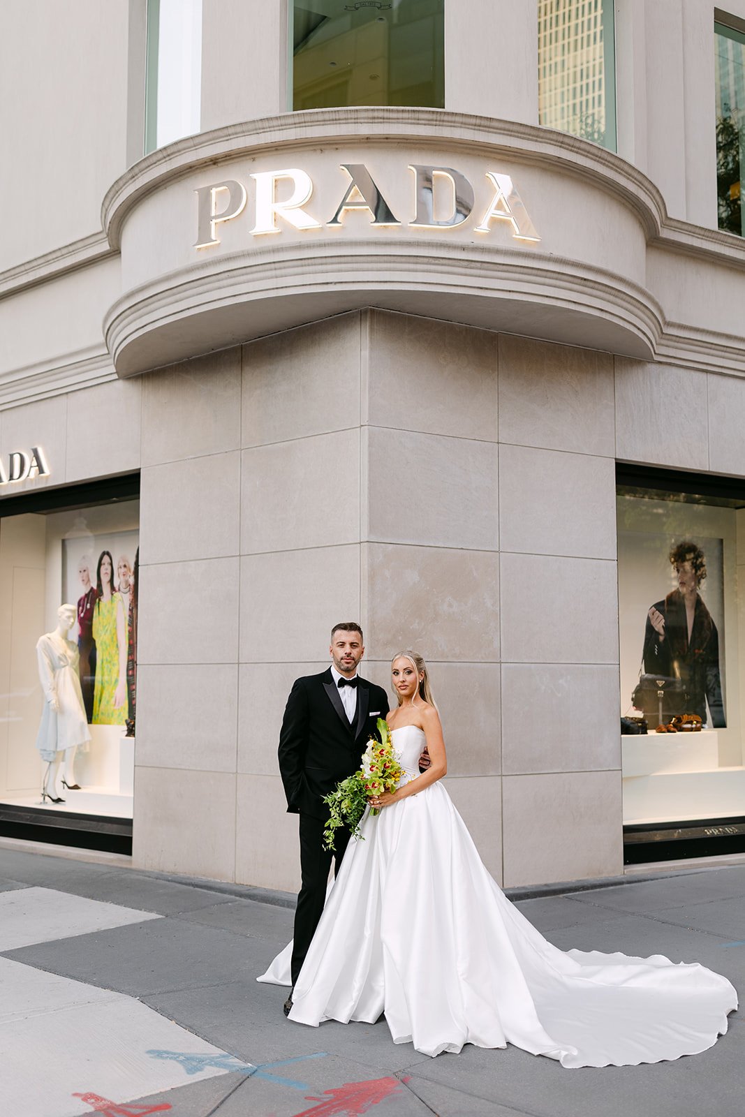 Glam Atelier bride and groom, Chicago